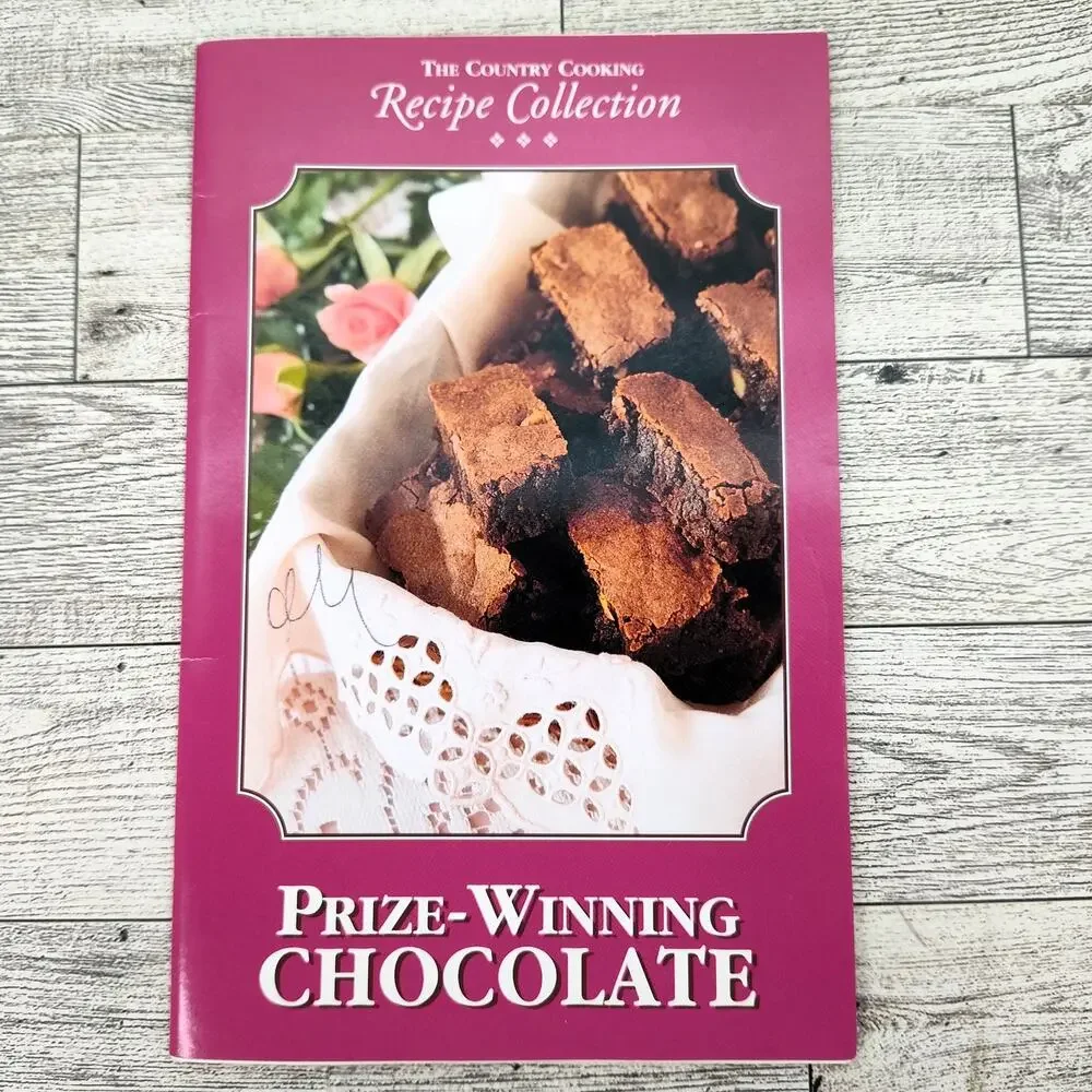 Country Cooking Prize-Winning Chocolate RECIPE CARDS Collection Cookbook Booklet